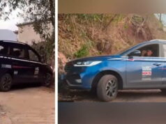 Watch On this small steep road, an incredibly competent driver executes a U-Turn