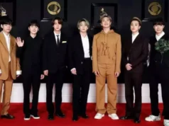 In a viral performance video, BTS’ V gives a fan his own ARMY Bomb, then returns and asks her to keep it ‘hush hush’.