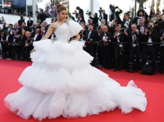 Urvashi Rautela turns Snow White in 2Cr 86 L Tony ward grapes gown as she makes debut Cannes film festival in French Riviera