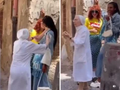 Nun separates female models who were kissing during a TV program shot and accuses them of “devilry” Viral