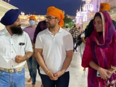 Aamir Khan and Mona Singh seek blessings at the Golden Temple, ahead of Laal Singh Chaddha’ s release. Bollywood