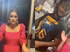 A woman enters McDonald’s irascibly and stuffs hamburgers into her dress. Viral