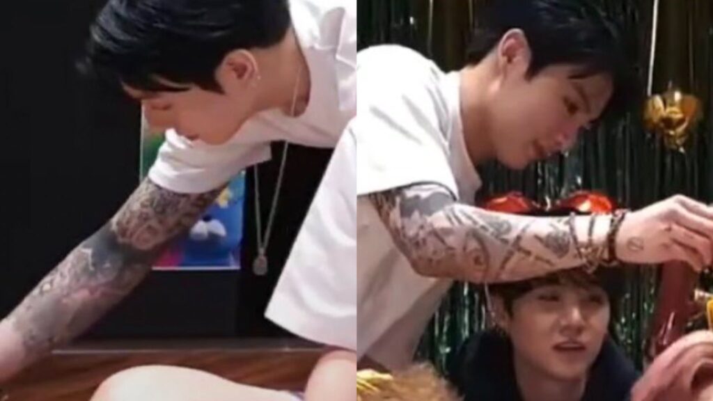 When a fan claims that Jungkook ignores them, V of BTS responds by