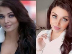 This is Aishwarya Rai’s lookalike, not the real actress. A viral video has received over 24 million views