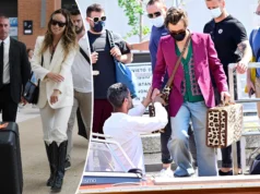 In the midst of the controversy surrounding Florence Pugh’s Don’t Worry Darling, Harry Styles, and Olivia Wilde arrive separately in Venice.