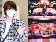 Following his performance of “The Astronaut” at the Coldplay concert, BTS’s Jin safely returns to Korea