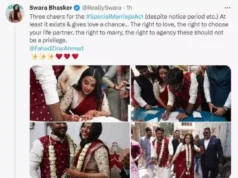 Kangana wishes Swara on her engagement with Fahad Ahmad.