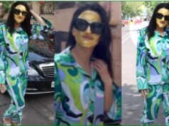Say, WHAT! Urvashi Rautela Pampers Herself With 24K Real Nanogold Face Mask; Gets Spotted On The Sets Of Her Upcoming Film