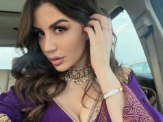 Giorgia Andriani Is Elegance Personified In A 72k Purple Saree, Check Out The Diva’s Most Stunning Ethnic Wear Looks