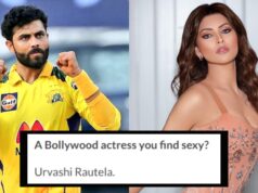What! “Urvashi Rautela is the sexiest Bollywood actress” says, Ravindra Jadeja-Read Deets Now