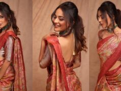 Seerat Kapoor looks all things regal in a floral saree; Fans react