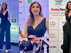 Jyoti Saxena aced the jumpsuit look as she attended the BTFW for her dear friend Rohit K Verma