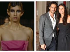 Arjun Rampal is a proud father as his daughter walks the ramp!