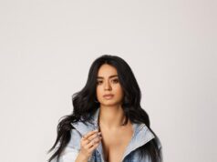 Actress Soundarya Sharma Nails the Denim on Denim Look in her Ripped Jeans