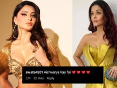 Fans get mesmerized by Urvashi Rautela’s electrifying beauty, says. “Aishwariya Rai Fail”, in front of her