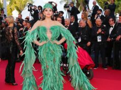 Cannes Film Festival : Day 6 Urvashi Rautela wow’s in Ziad Nakad’s unique lavish green feather headgear amazes everyone with her new look at the red carpet