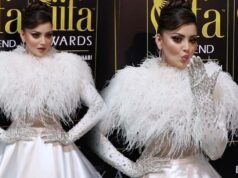 After Cannes Film Festival, Urvashi Rautela Steals Attention at IIFA 2023 in White Atelier Zuhra Feather Gown looking like a Princess Elsa from Frozen