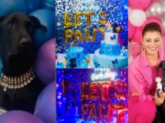 Urvashi Rautela gifts diamond necklace to her dog Oscar Rautela celebrates luxurious birthday