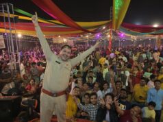 Daroga Happu Singh ne batori Navaratri ke utsav mein darshakon se dher saari pyaar ki nyochavar