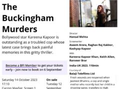 Kareena Kapoor’s ‘The Buckingham Murders’, at the BFI London Film Festival, 2023 is remarkable