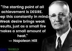 A brief from Napoleon Hill’s wisdom for life.