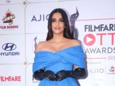 Sonam Kapoor looks stunning, a fashion diva at the 4th Filmfare OTT Awards, 2023.