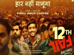 Vidhu Vinod Chopra on 12th fail, everyone scared him that it was a story that would not pull crowds.