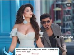 Urvashi Rautela’s 24-Carat Gold Hair Blow Dryer for her blockbuster Vigdiyan Heeran with Yoyo honey singh revealed
