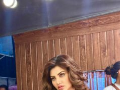 Urvashi Rautela burns the internet with her spicy red hot avatar, asks fans whether they are excited for the upcoming IPL match between Mumbai Indians & Delhi Capitals