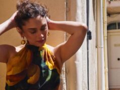 Cannes 2024, Aditi Rao Hydari recreates her Gajagamini walk from Heeramandi, looks beautiful in a floral gown, being a “pocket full of Sunshine.”