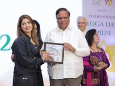 The International Yoga Day Event by Turf Game Global Sports & WDDD was a grand success, celebrities like Lakshmi Manchu, Bijay Anand, Apoorva Arora, Ashish Shelar, Deepak Kesarkar, Smita Thackeray , Yasmin Karachiwala , Manju Lodha & others attend in grand style